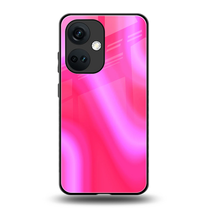 Blush Flow back phone cover | glass case for oneplus nord ce 3