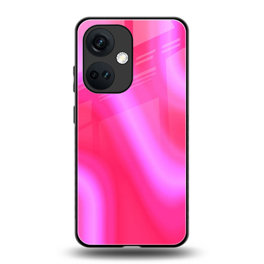 Blush Flow back phone cover | glass case for oneplus nord ce 3