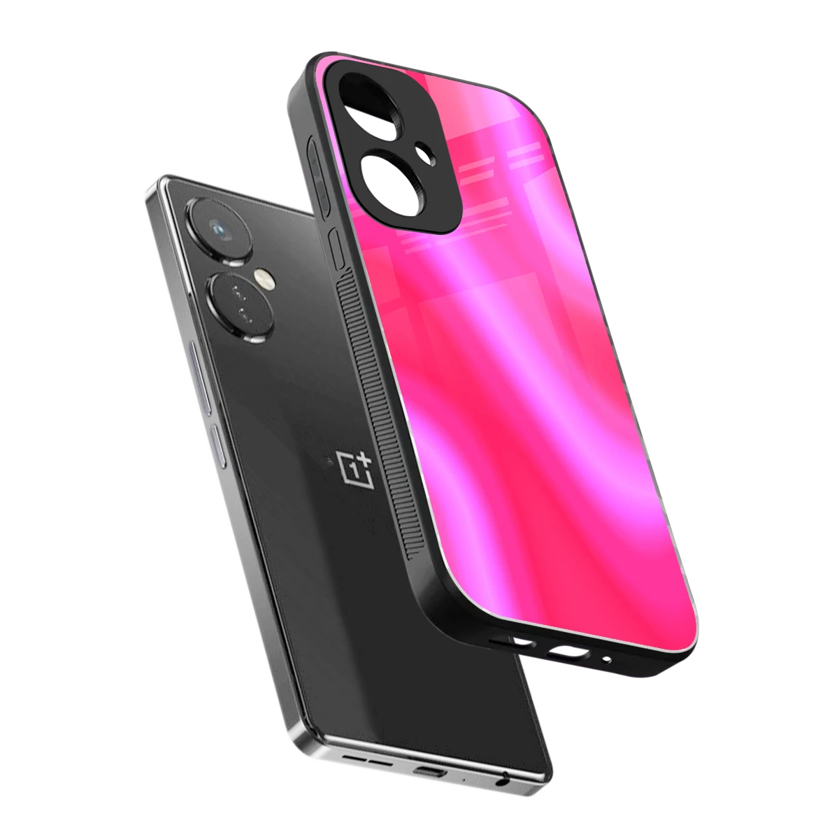 Blush Flow sleek oneplus nord ce 3 cover with tempered glass back and TPU edges