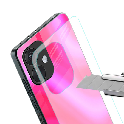 Blush Flow stylish phone case for oneplus nord ce 3 | glossy glass and slim fit