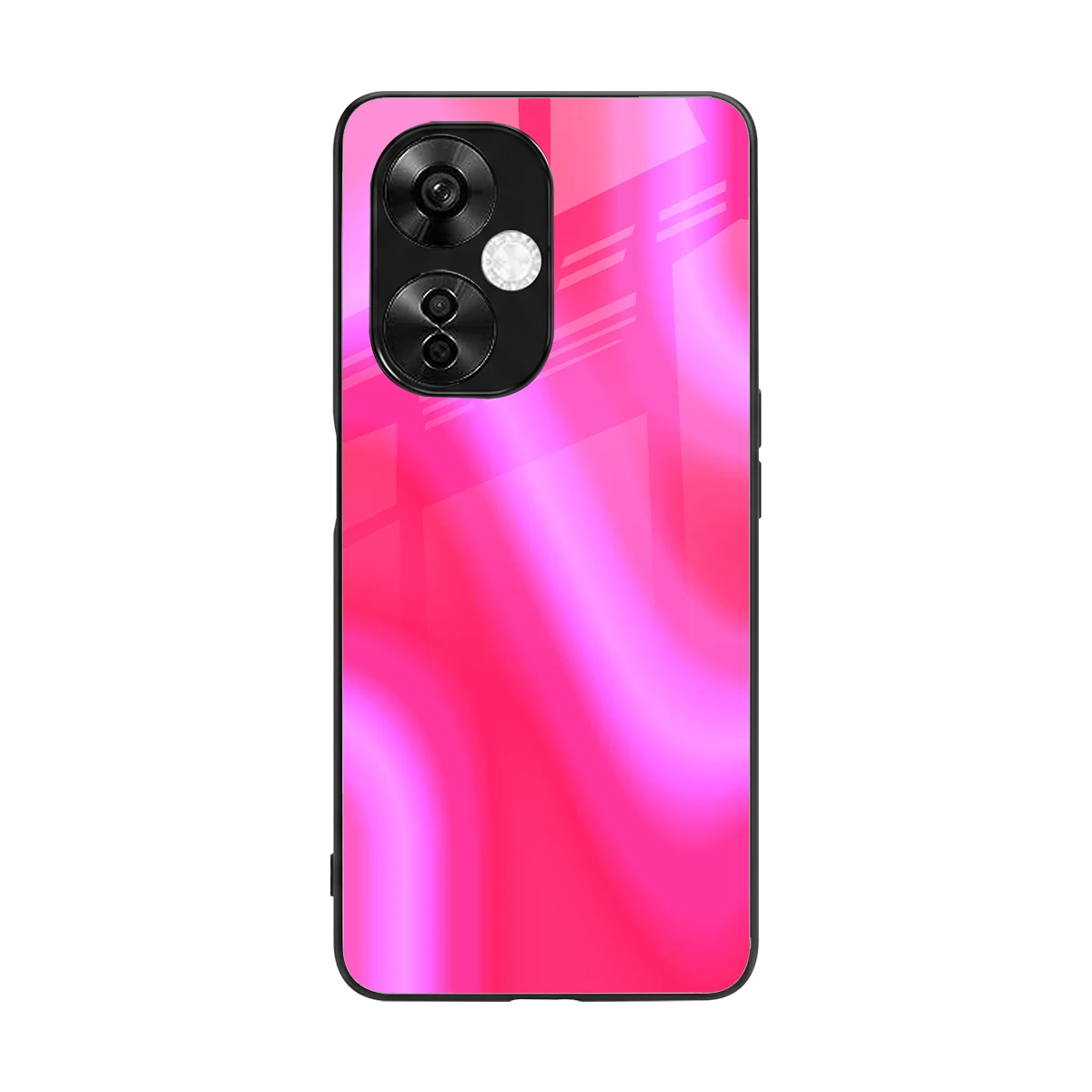 Blush Flow back phone cover | glass case for oneplus nord ce 3 lite