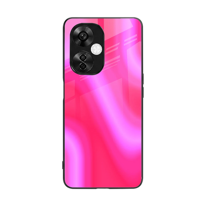 Blush Flow back phone cover | glass case for oneplus nord ce 3 lite