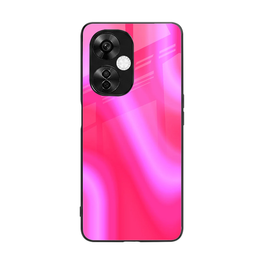 Blush Flow back phone cover | glass case for oneplus nord ce 3 lite