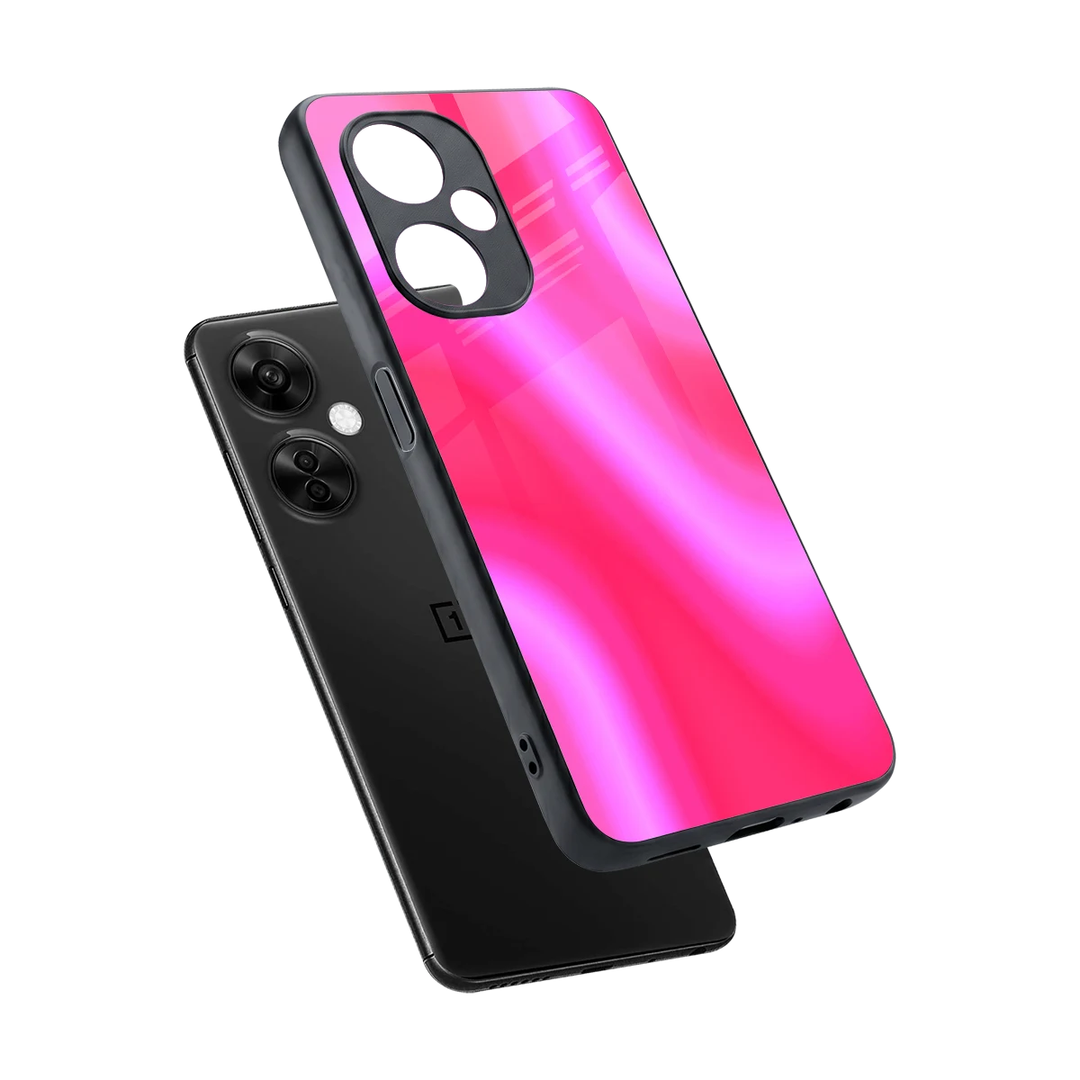 Blush Flow sleek oneplus nord ce 3 lite cover with tempered glass back and TPU edges