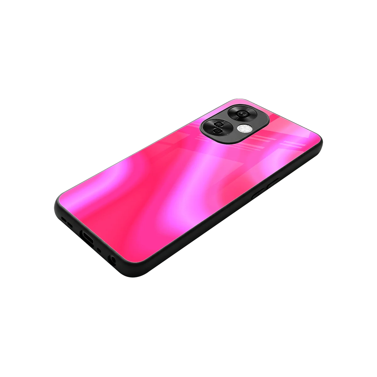 Blush Flow stylish phone case for oneplus nord ce 3 lite | glossy glass and slim fit
