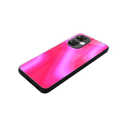 Blush Flow stylish phone case for oneplus nord ce 3 lite | glossy glass and slim fit