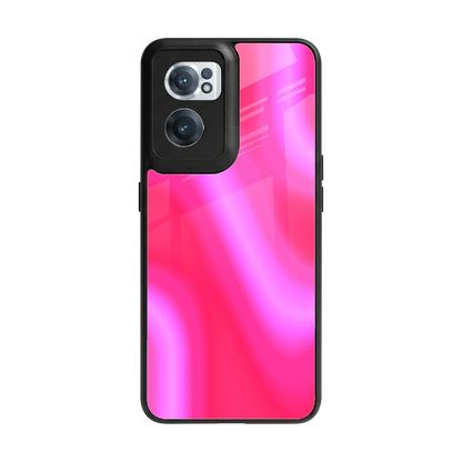 Blush Flow back phone cover | glass case for oneplus nord ce 2