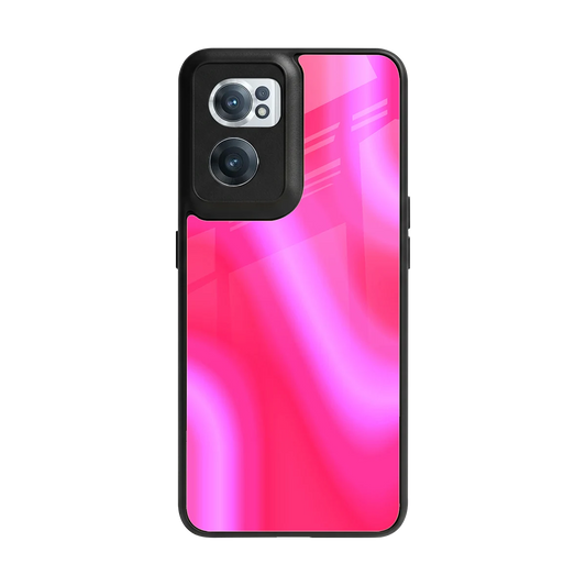 Blush Flow back phone cover | glass case for oneplus nord ce 2