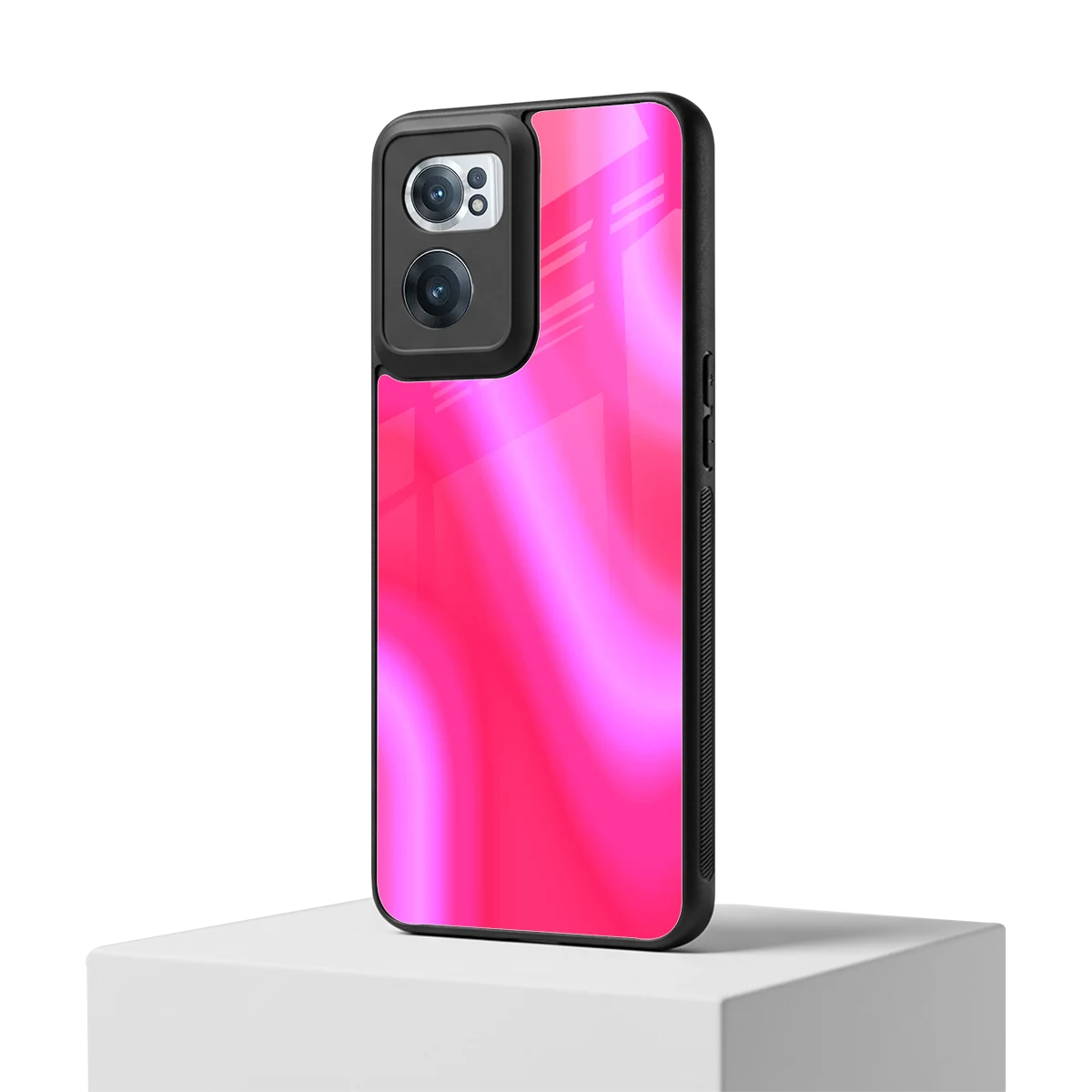 Blush Flow oneplus nord ce 2 mobile cover | shockproof glass phone case