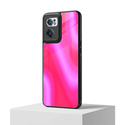 Blush Flow oneplus nord ce 2 mobile cover | shockproof glass phone case