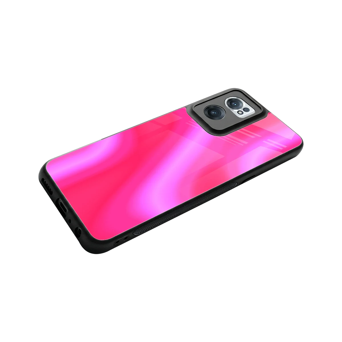 Blush Flow stylish phone case for oneplus nord ce 2 | glossy glass and slim fit