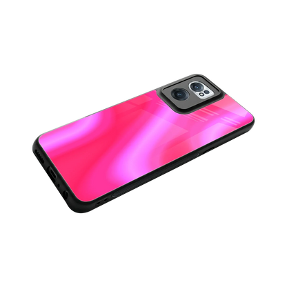 Blush Flow stylish phone case for oneplus nord ce 2 | glossy glass and slim fit
