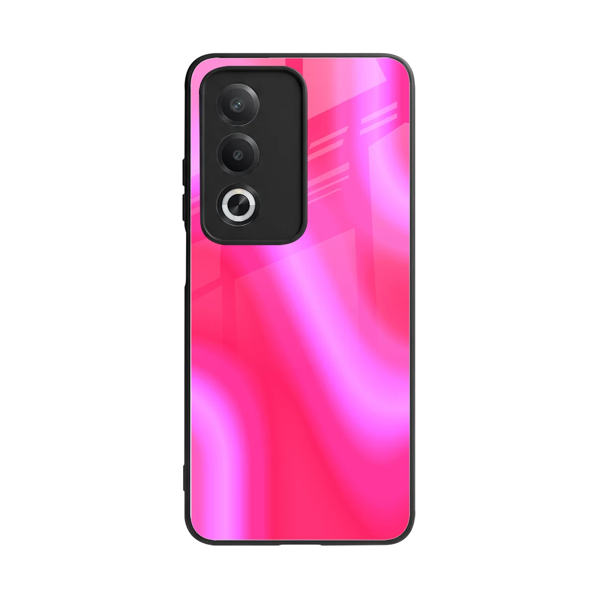 Blush Flow back phone cover | glass case for oppo a3 pro