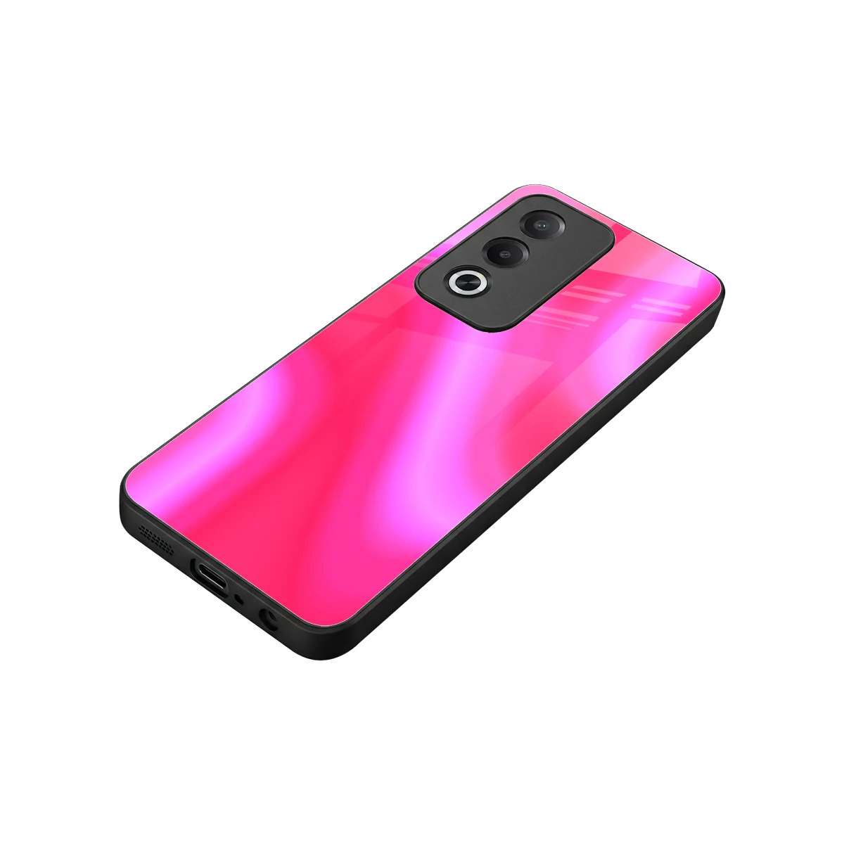 Blush Flow stylish phone case for oppo a3 pro | glossy glass and slim fit