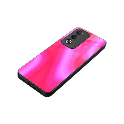 Blush Flow stylish phone case for oppo a3 pro | glossy glass and slim fit