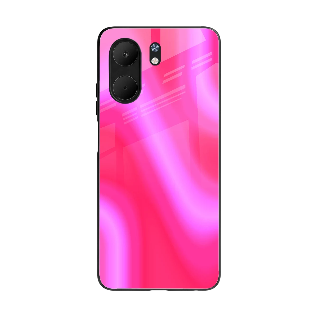 Blush Flow back phone cover | glass case for oppo a5x 5g