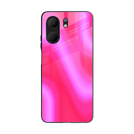 Blush Flow back phone cover | glass case for oppo a5x 5g