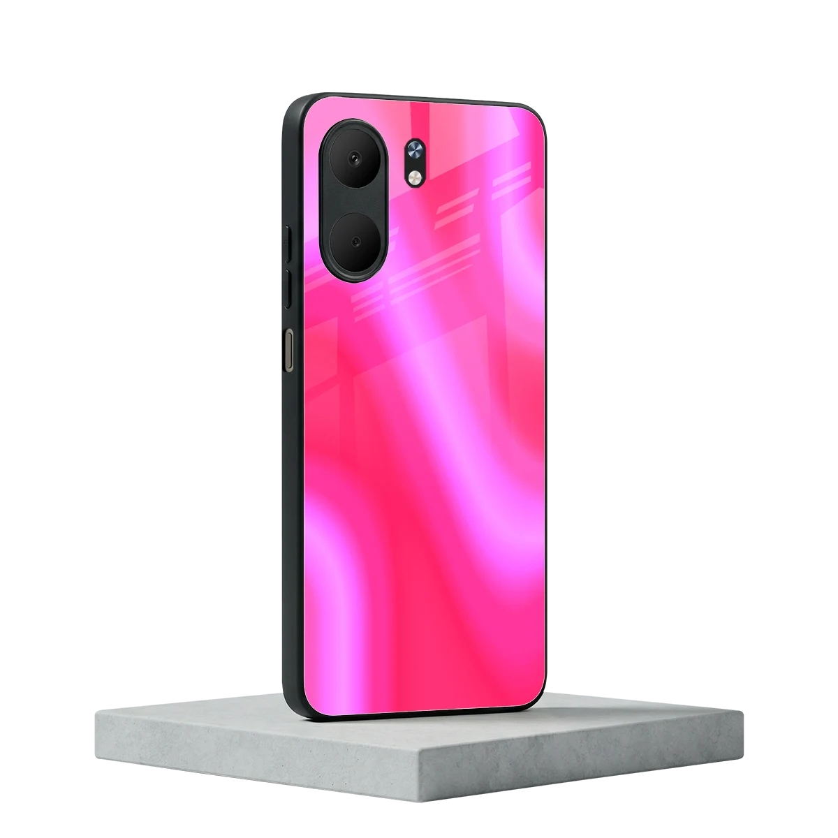 Blush Flow oppo a5x 5g mobile cover | shockproof glass phone case