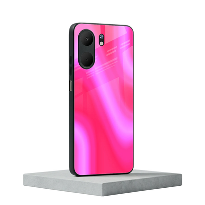 Blush Flow oppo a5x 5g mobile cover | shockproof glass phone case