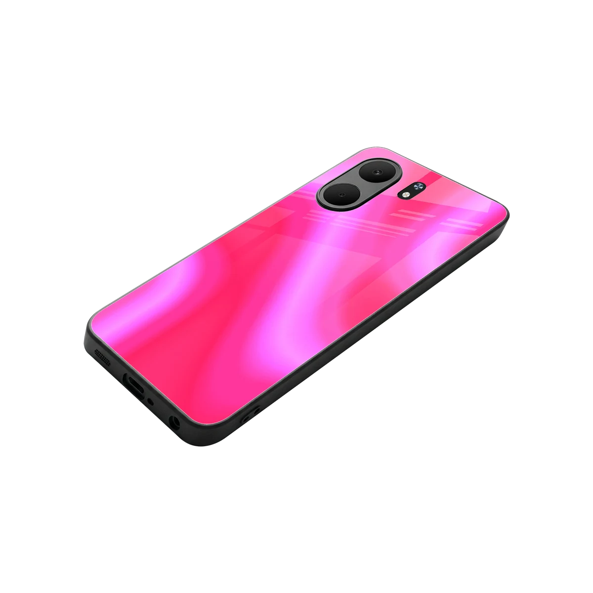 Blush Flow stylish phone case for oppo a5x 5g | glossy glass and slim fit