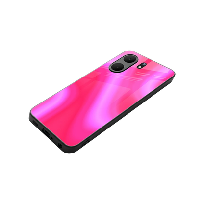 Blush Flow stylish phone case for oppo a5x 5g | glossy glass and slim fit