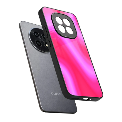 Blush Flow sleek oppo f29 pro 5g cover with tempered glass back and TPU edges