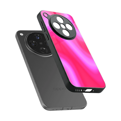 Blush Flow sleek oppo find x8 cover with tempered glass back and TPU edges