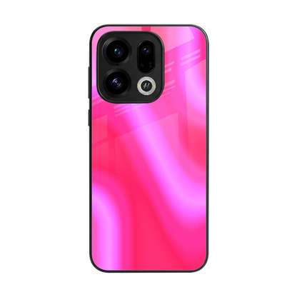 Blush Flow back phone cover | glass case for oppo find x9