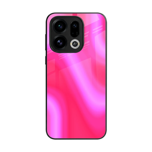 Blush Flow back phone cover | glass case for oppo find x9
