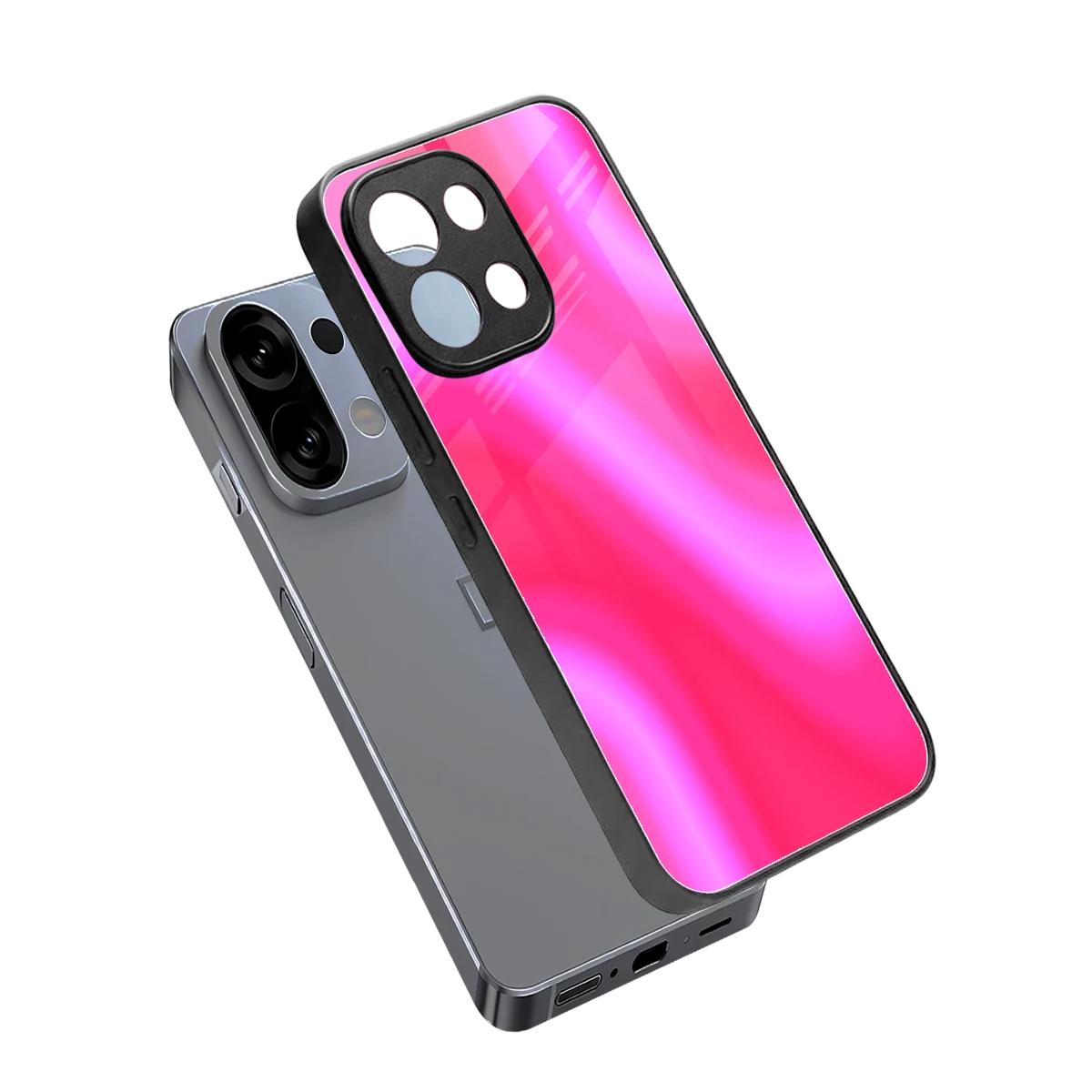Blush Flow sleek oppo k13 5g cover with tempered glass back and TPU edges
