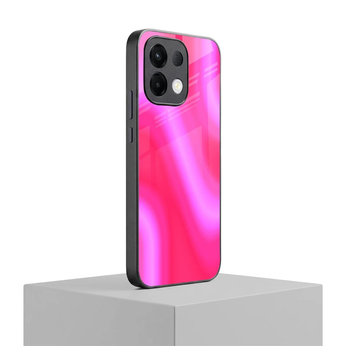 Blush Flow oppo k13 5g mobile cover | shockproof glass phone case