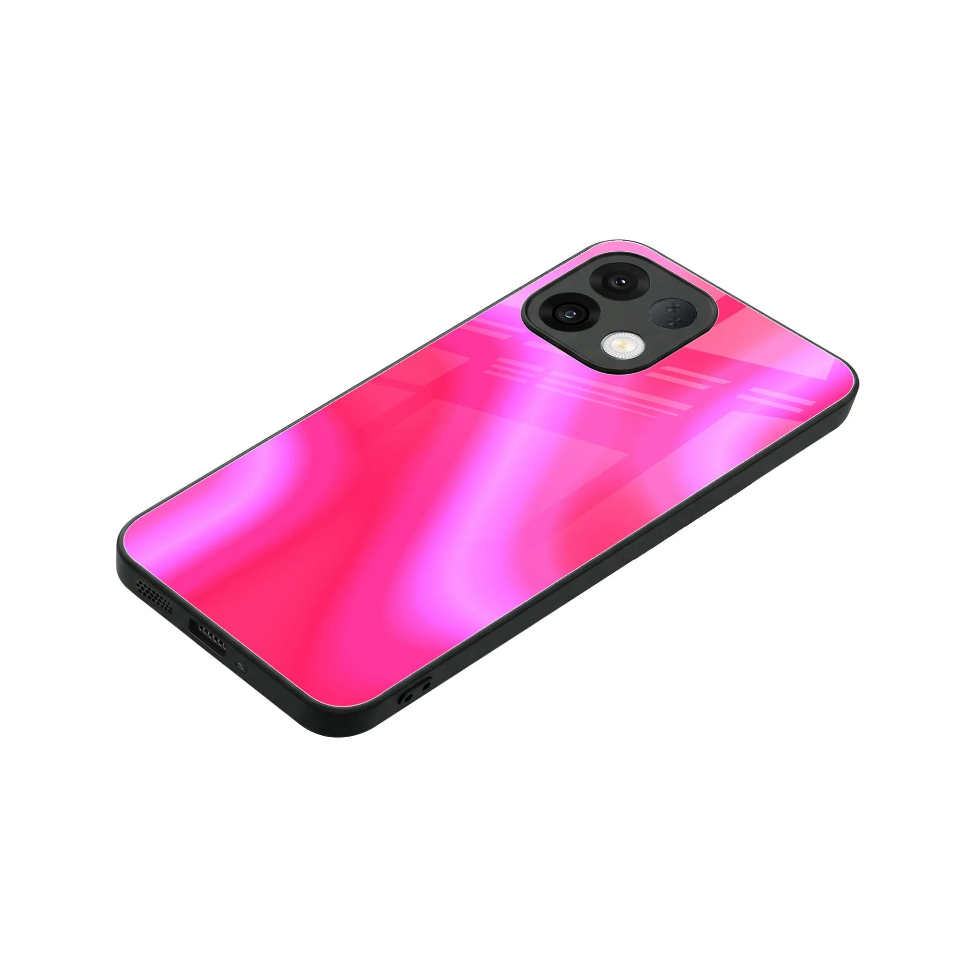 Blush Flow stylish phone case for oppo k13 5g | glossy glass and slim fit