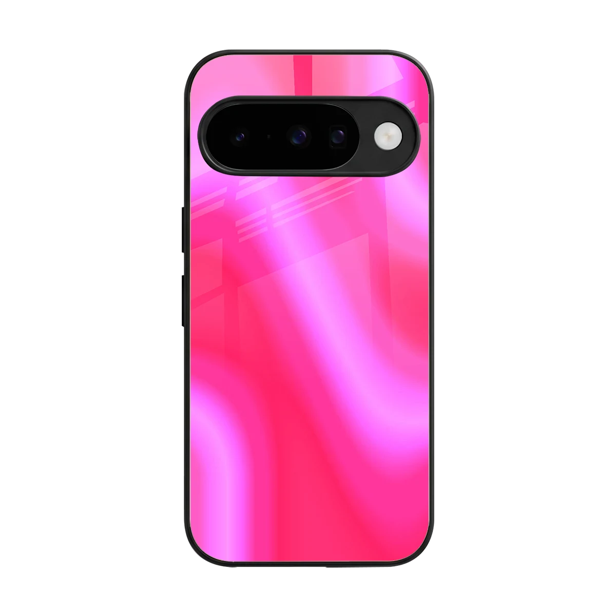 Blush Flow back phone cover | glass case for google pixel 10