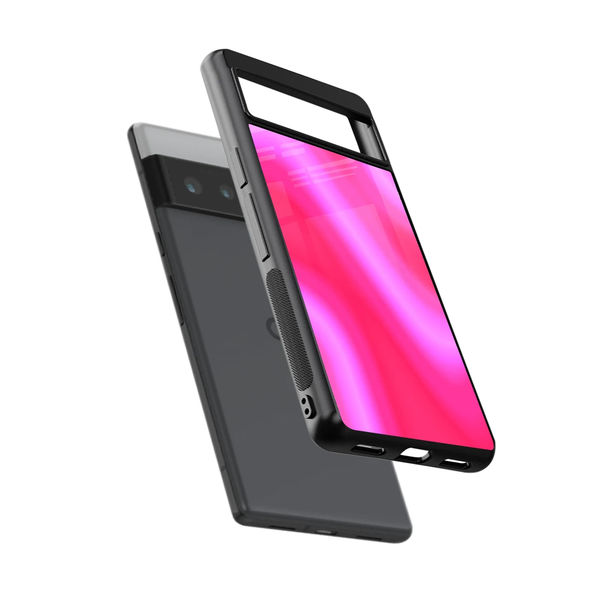 Blush Flow sleek google pixel 6 pro cover with tempered glass back and TPU edges