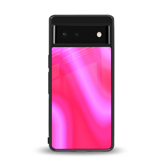 Blush Flow back phone cover | glass case for google pixel 6a