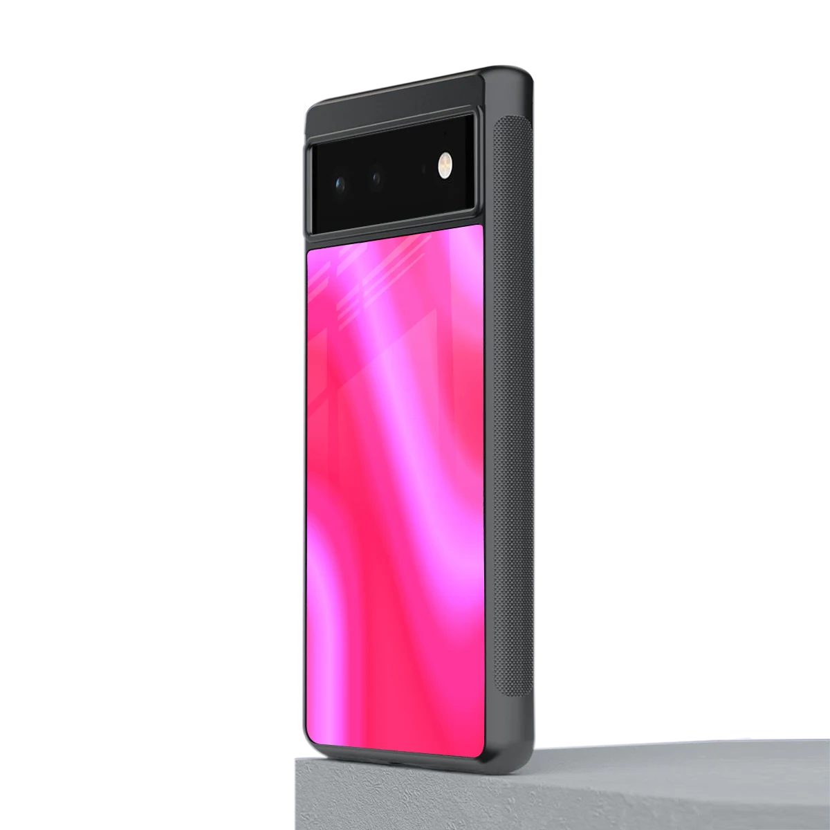 Blush Flow stylish phone case for google pixel 6 | glossy glass and slim fit