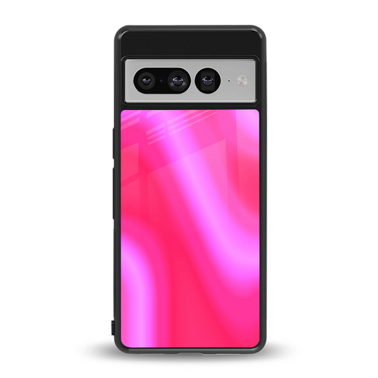 Blush Flow back phone cover | glass case for google pixel 7 pro