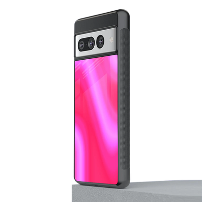 Blush Flow stylish phone case for google pixel 7 pro | glossy glass and slim fit