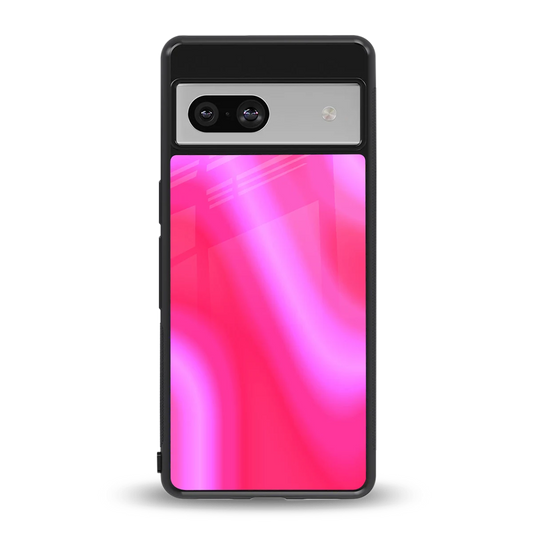 Blush Flow back phone cover | glass case for google pixel 7a
