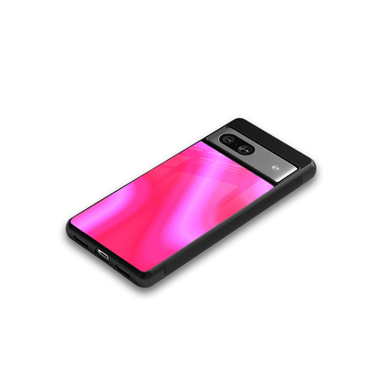 Blush Flow google pixel 7a mobile cover | shockproof glass phone case