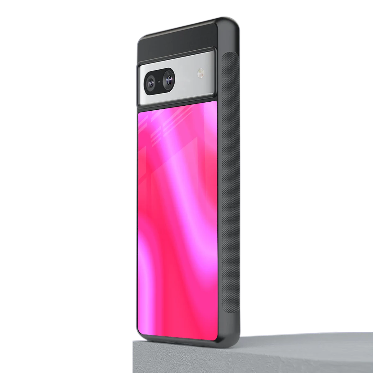 Blush Flow stylish phone case for google pixel 7 | glossy glass and slim fit