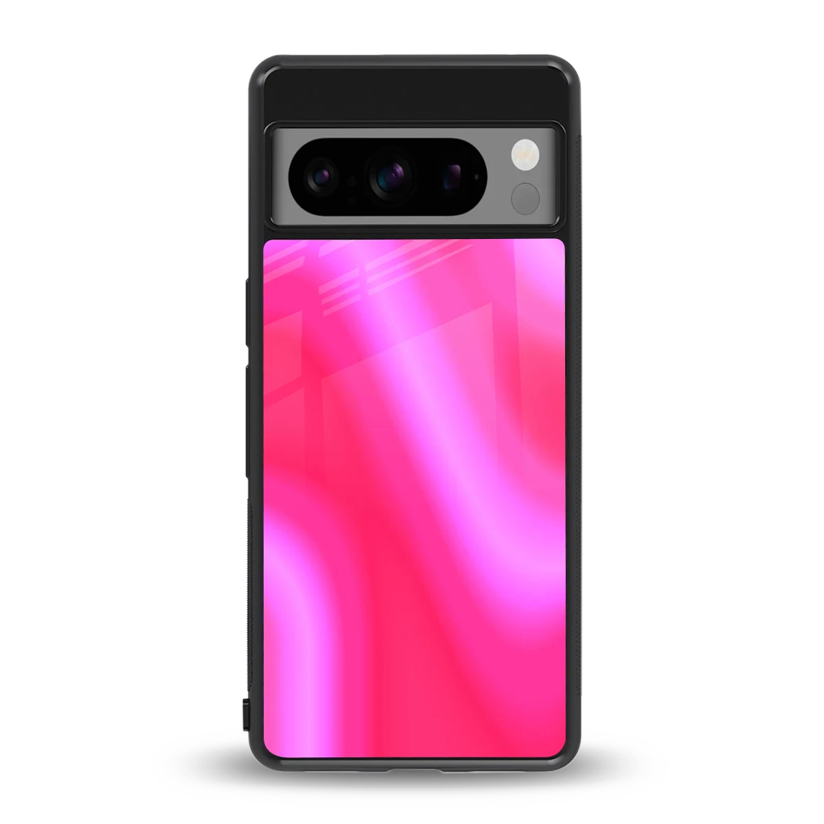 Blush Flow back phone cover | glass case for google pixel 8 pro