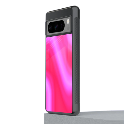 Blush Flow stylish phone case for google pixel 8 pro | glossy glass and slim fit