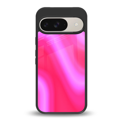 Blush Flow back phone cover | glass case for google pixel 9