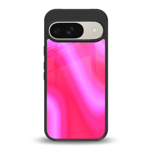 Blush Flow back phone cover | glass case for google pixel 9