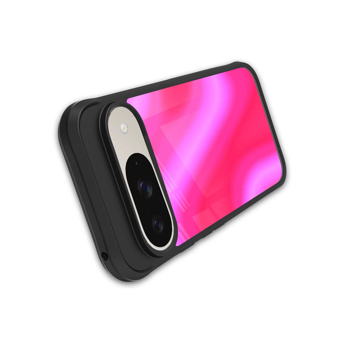 Blush Flow stylish phone case for google pixel 9 | glossy glass and slim fit