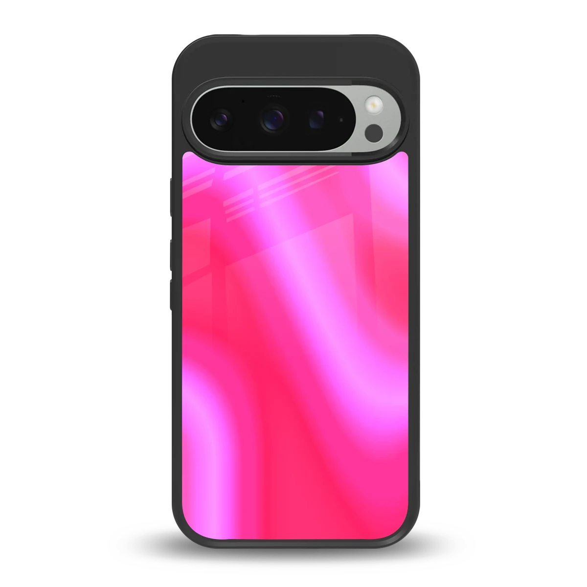 Blush Flow back phone cover | glass case for google pixel 9 pro xl