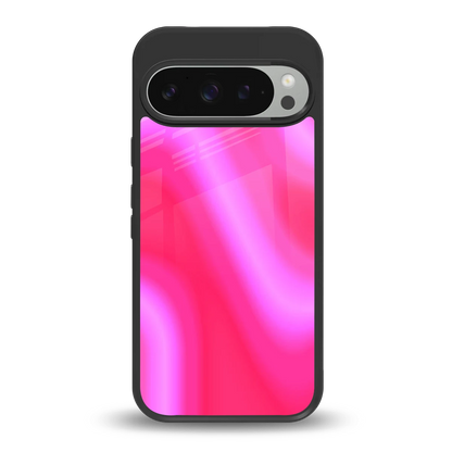 Blush Flow back phone cover | glass case for google pixel 9 pro xl