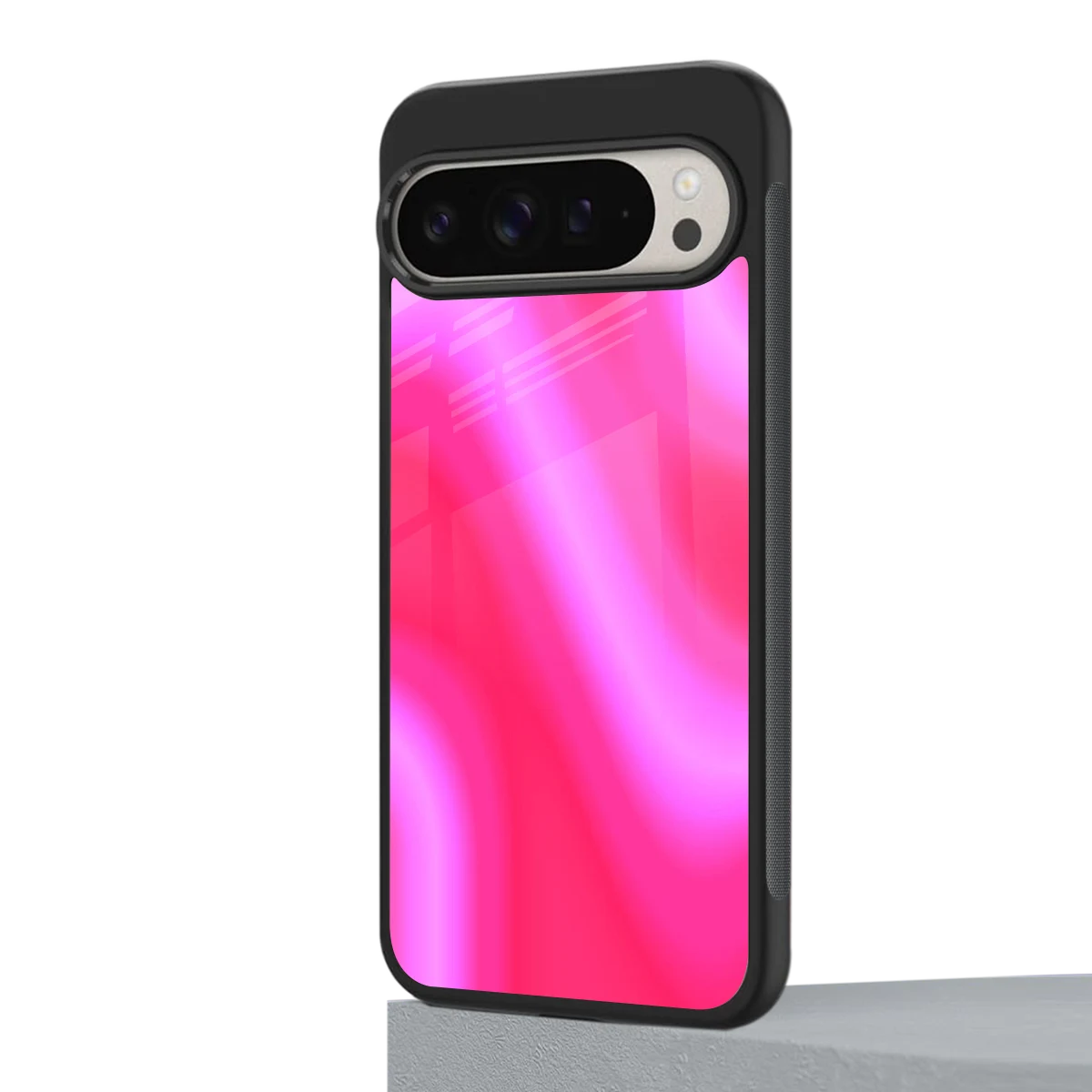 Blush Flow google pixel 9 pro mobile cover | shockproof glass phone case