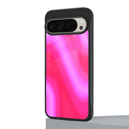 Blush Flow google pixel 9 pro mobile cover | shockproof glass phone case